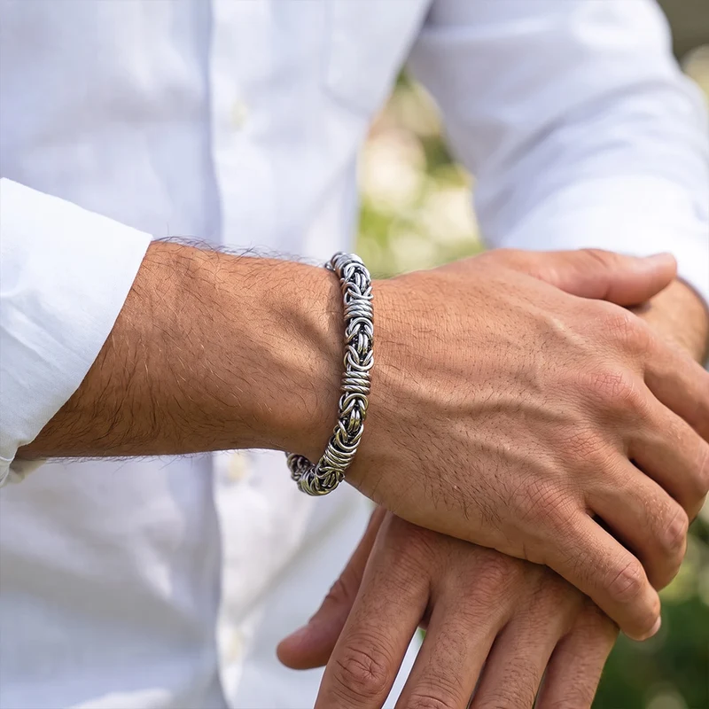MENS SILVER BRACELET